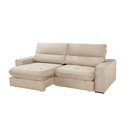 Ver imagem 3 de Sofá Aspem Linho 02 Módulos de 90cm B25cm Meu Sofá Online A294 Linho Creme