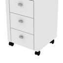 Ver imagem 4 de Gaveteiro 3 Gavetas Com Rodízios ME4108 Branco - Tecno Mobili
