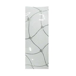 Arandela Trama 14x22cm para 1 lâmpada E27 transparente Bronzearte - 1