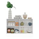 Ver imagem 4 de Aparador Buffet 4 Portas Viena V3604 Branco/Natural