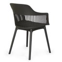 Ver imagem 6 de Conjunto Mesa de Jantar Redonda Talia Amadeirada Natural 120cm com 4 Cadeiras Marcela - Preto