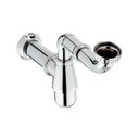 Ver imagem 1 de Sifão para pias de cozinha americana cruzado regulável 1.1/2" x 2" cromado Esteves