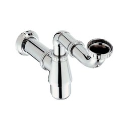 Sifão para pias de cozinha americana cruzado regulável 1.1/2" x 2" cromado Esteves - 1 Sifão para pias de cozinha americana cruzado regulável 1.1/2" x 2" cromado Esteves - 1