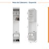 Guarda Roupa Modulado de Canto 12 Portas 6 Peças 1 Mesa de Cabeceira Hera CabeCasa MadeiraOriginals - 13