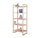 Ver imagem 2 de Prateleira Multiuso Mdf Pinus Pintura Pu Fosca Organização:rosa