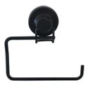 Ver imagem 7 de Toalheiro com Ventosa Preto Fosco Porta Toalha de Rosto para Banheiro Lavabo Faciliti