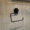 Ver mais imagens de Toalheiro com Ventosa Preto Fosco Porta Toalha de Rosto para Banheiro Lavabo Faciliti