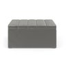 Calçadeira Baú Navi 90 para Cama de Solteiro Z-008 Sued Cinza Aradecor - 2