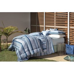 Jogo de Cama 4pc Queen Vida Bela Mulk Kacyumara - 1 Jogo de Cama 4pc Queen Vida Bela Mulk Kacyumara - 1