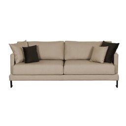 Sofá São Luiz Living 3 Lugares Linho Corriente 2 MT Espuma D33 Sofatec - 7