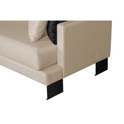 Sofá São Luiz Living 3 Lugares Linho Corriente 2 MT Espuma D33 Sofatec - 4