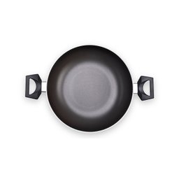 Wok Brinox Antiaderente Ceramic Life com Tampa e Alças 3,55l Preserve Cinza Cinza - 6