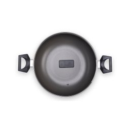 Wok Brinox Antiaderente Ceramic Life com Tampa e Alças 3,55l Preserve Cinza Cinza - 7