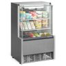 Vitrine Refrigerada Ar Forçado Aurora Gpfa075r Gelopar Aurora Refrigerada 0,74mt Inox 220v - 1