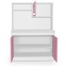 Armário de Cozinha Infantil Perfeita Rosa/Branco em MDF - Planet Baby - 4