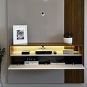 Ver imagem 3 de Painel Suspenso Tv 65 Pol 1p 180 Cm Cinamomo Off White Arly