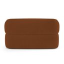 Ver imagem 5 de Sofá Orgânico 02 Lugares Living Glee 140cm Veludo Terracota - Desk Design