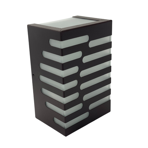 Arandela De Aluminio G9 Mini Bivolt Marrom Rioprelustres 6221 Arandela 6221