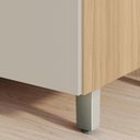 Ver mais imagens de Balcão 1 Porta Rainha 40cm 100% MDF Cinza/Nature Greige