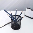 Ver imagem 2 de Porta Lapis Organizador Aramado Kit 4 Unidades Caneta Lapis Treco Regua Mesa de Trabalho Home Office