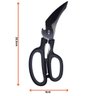 Tesoura Multi Função para Cortar Frango Carnes Aves Assados em Metal 24,5cm - 2