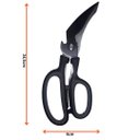 Ver imagem 2 de Tesoura Multi Função para Cortar Frango Carnes Aves Assados em Metal 24,5cm