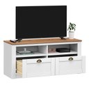 Ver imagem 7 de Rack Tv Bancada 43 Polegadas Madeira Maciça 2 Gavetas 2 Nichos Bolton Idimex