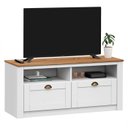 Ver imagem 5 de Rack Tv Bancada 43 Polegadas Madeira Maciça 2 Gavetas 2 Nichos Bolton Idimex