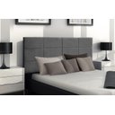 Ver imagem 2 de Painel Raissa 100 cm Suede Cinza