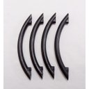 Ver imagem 5 de Kit 10 Puxadores Portas Gavetas Armários Simplice Preto Cozinha