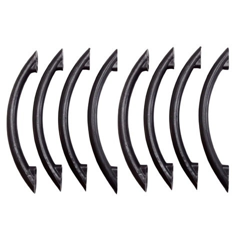 Kit 10 Puxadores Portas Gavetas Armários Simplice Preto Cozinha