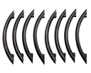 Ver imagem 1 de Kit 10 Puxadores Portas Gavetas Armários Simplice Preto Cozinha