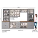 Ver imagem 2 de Cozinha Completa 6 Peças Com Cristaleira Amy Casa 812