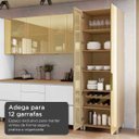 Ver imagem 3 de Cozinha 6 Peças Nesher Rainha Cristaleira 100% MDF