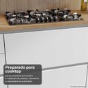 Ver imagem 6 de Cozinha 6 Peças Nesher Rainha Cristaleira 100% MDF