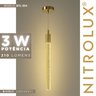Lustre Pendente Nitrolux Ntl-004 Rose Gold Led Bivolt Rose Gold 5625 - 4