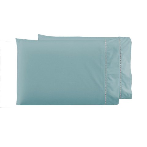 Fronha Ponto Palito Percal 600 Fios Privilegio:Azul