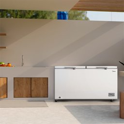 Freezer Horizontal 2 Portas Branco 508l Midea Mdrc698fzd011 - 127v - 6 Freezer Horizontal 2 Portas Branco 508l Midea Mdrc698fzd011 - 127v - 6