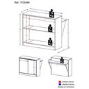 Ver imagem 5 de Bancada/mesa De Cozinha Multimóveis Mariah 2 Portas Branca