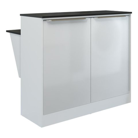 Bancada/mesa De Cozinha Multimóveis Mariah 2 Portas Branca