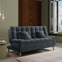 Ver imagem 1 de Sofá Cama 3 Lugares Casal Confortável 1,85 Larg Duda Matrix