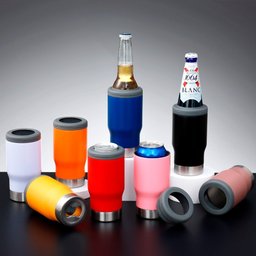 Copo Térmico 3x1 380 Ml Azul - 2