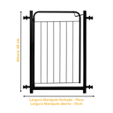 Ver imagem 2 de Portão Pet Proteção Bebê Criança Cachorro Cão Itagold