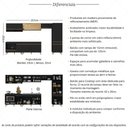 Ver imagem 3 de Cozinha Completa C/balcão para Cooktop Veneza Mp2276 Multimóveis + Brinde Jogo de Panelas Tramontina