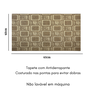 Tapete de Porta Capacho Sisal Antiderrapante 40x65 Juta 04 - 6