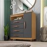 Cômoda Sapateira 1 Porta 4 Gavetas Dijon - ÉdeCasaMóveis                                                                                        - 3