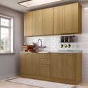 Ver imagem 1 de Cozinha Compacta 4 Peças com Tampo 200cm Elegance Luciane Móveis