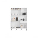 Ver imagem 3 de Kit Cozinha Compacta Alice 130Cm C/6 Portas 1 Gaveta Preto