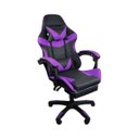 Ver imagem 4 de Cadeira Gamer Stillus Ergonômica com Apoio para Os Pés - Roxo