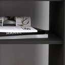 Ver imagem 7 de Multiuso Aparador 72cm Flex com 2 Prataleira Indékes Chumbo/freijo